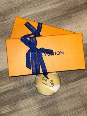 Authentic LOUIS VUITTON Gift Boxes (8.75"×4.25"×1.25") With ribbons